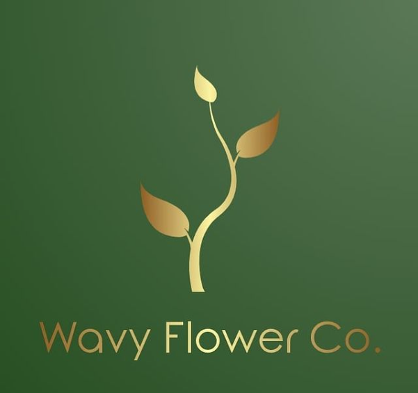 Logo Wavy Flower Company